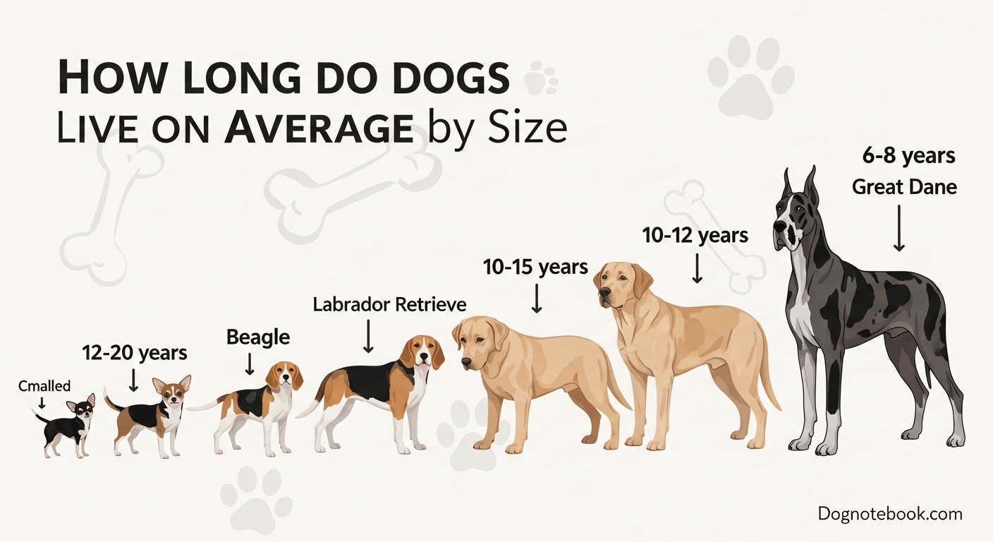 How Long Do Dogs Live on Average by Size