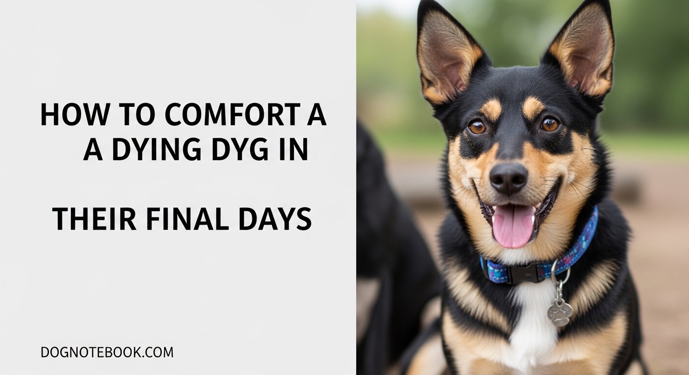 How to Comfort a Dying Dog in Their Final Days