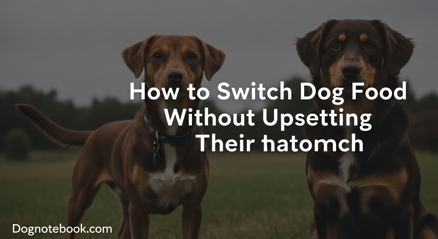 How to Switch Dog Food Without Upsetting Their Stomach