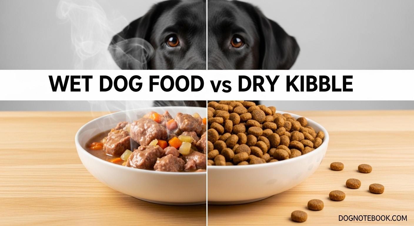 Wet Dog Food vs Dry Kibble