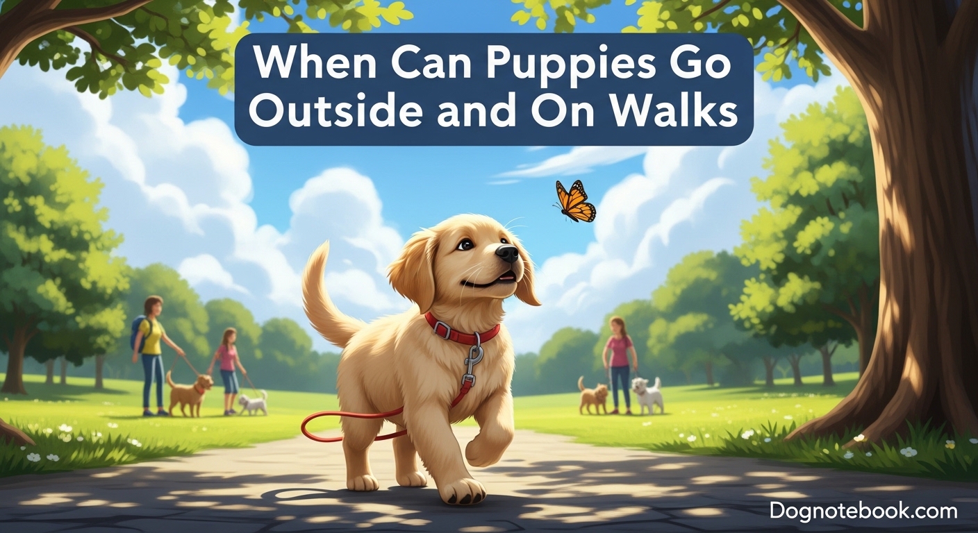 When Can Puppies Go Outside and On Walks