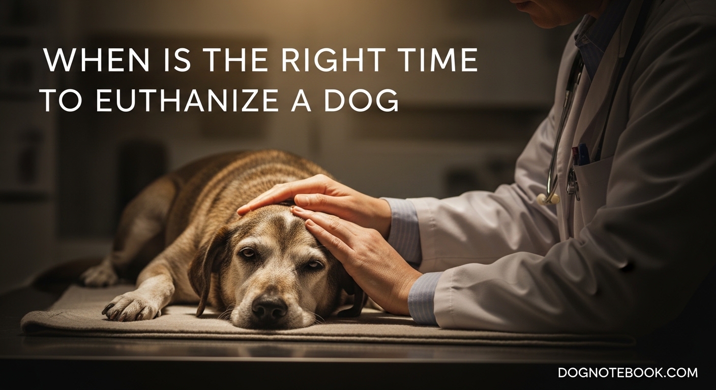 When Is the Right Time to Euthanize a Dog