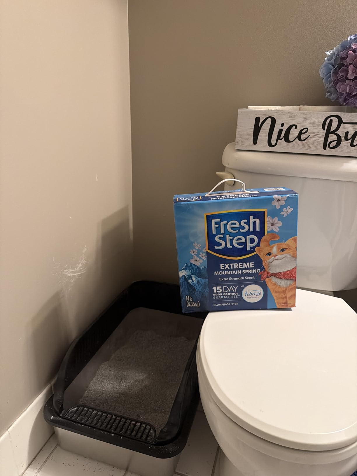 Fresh Step Odor Shield Multi Cat Clumping Cat Litter with Febreze Freshness, Low Dust, 14 lb. customer photo 1