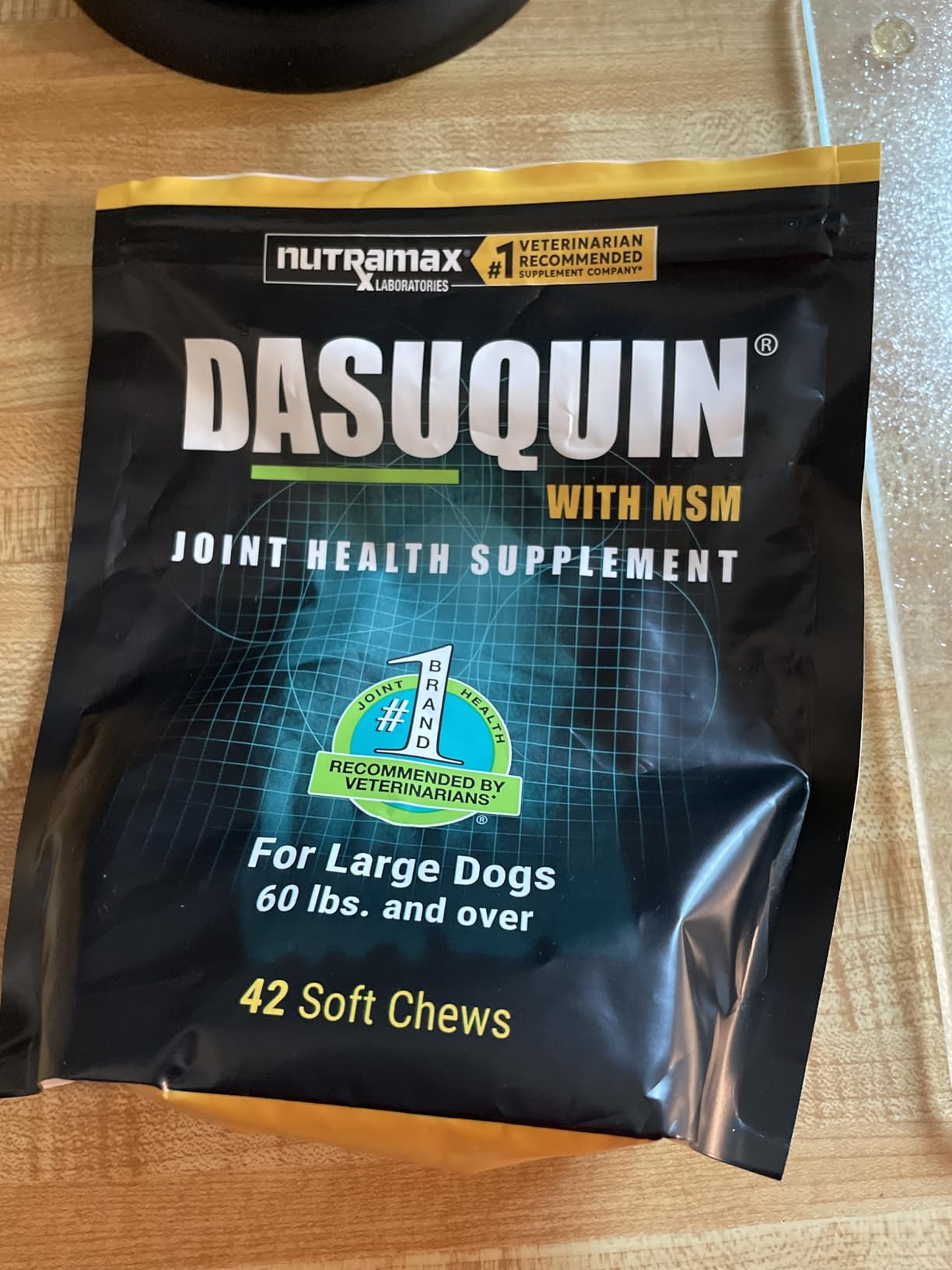 Nutramax Dasuquin for Large Dogs, Joint Health Supplement, Contains Glucosamine for Dogs, Plus Chondroitin, ASU, MSM and More, Supports Healthy Joints, Soft Chews, 84 Count customer photo 2