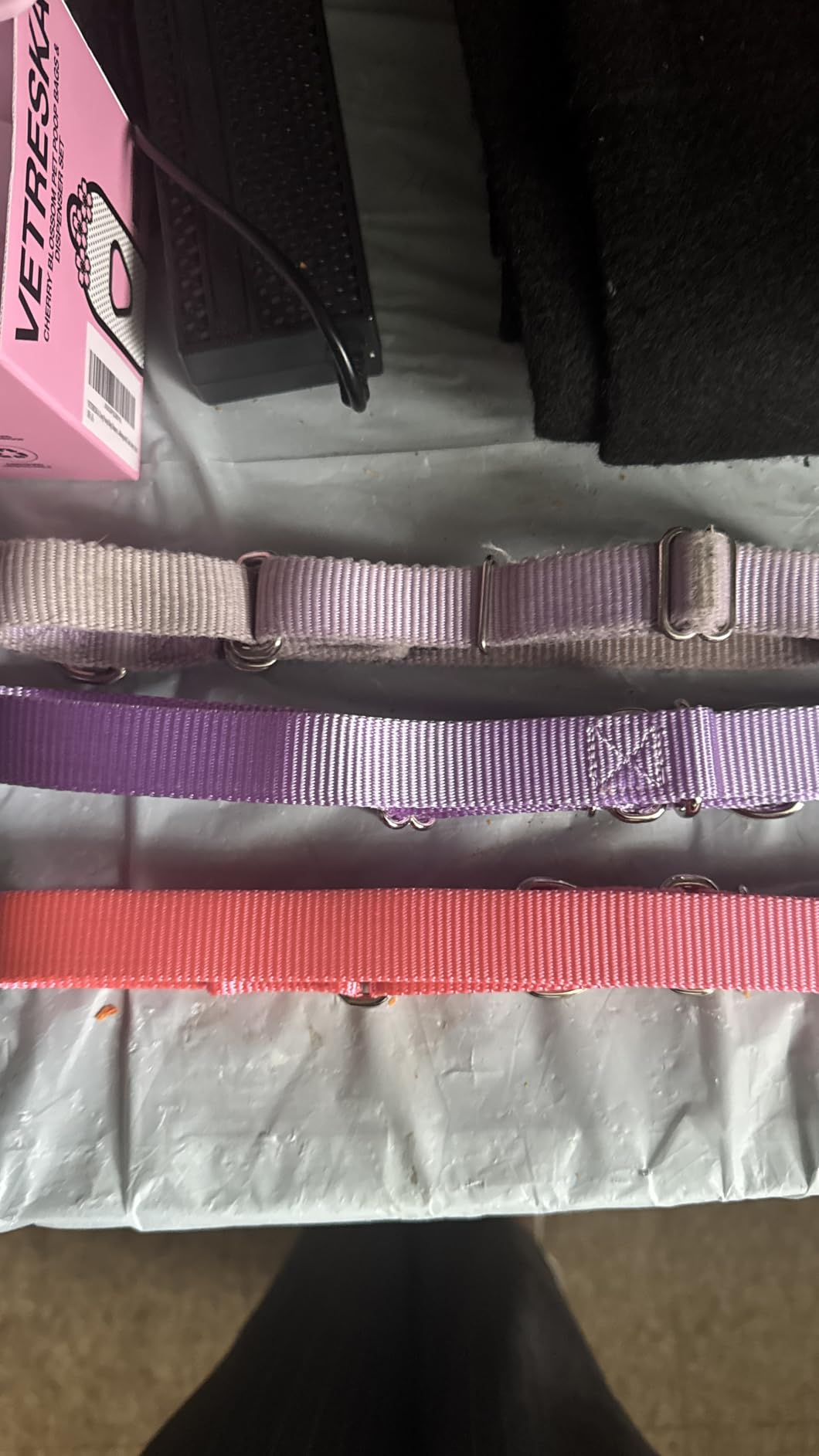 Country Brook Petz - Martingale Dog Collar - Heavy-Duty Training Collar with No Buckle - Service Dog Collar for All Pups - 20 Vibrant Colors (Black, 1 Inch, Medium) customer photo 2