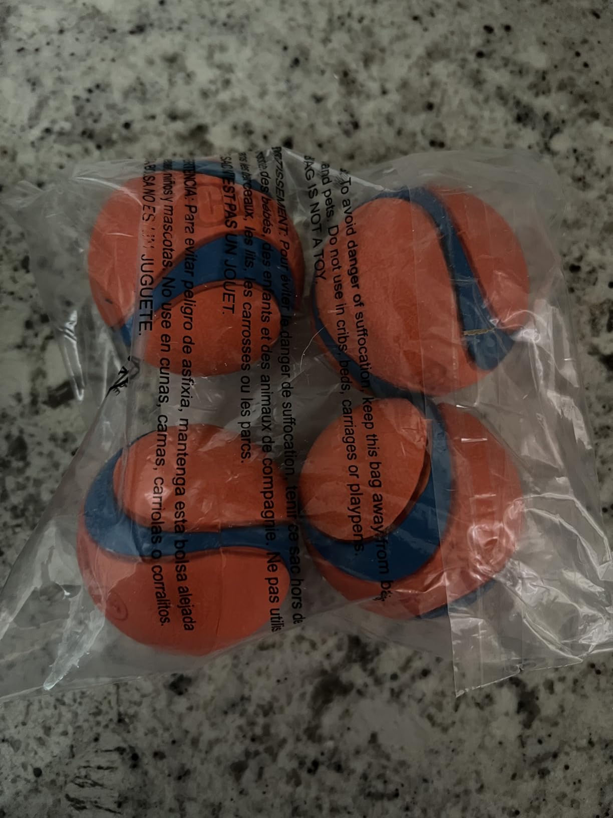 Chuckit! Ultra Ball Dog Toy - Medium Bouncy Fetch Balls For Dogs 20-60 lbs - Made from Durable Rubber - Floating Water Pet Toys - 2.5-inch Diameter - Pack of 4 customer photo 2