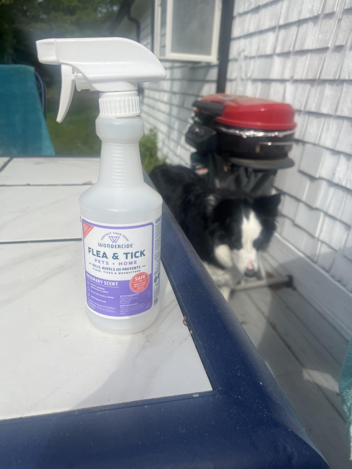 Wondercide - Flea, Tick & Mosquito Spray for Dogs, Cats, and Home - Flea and Tick Killer, Control, Prevention, Treatment - with Natural Essential Oils - Pet and Family Safe - Lemongrass 32 oz customer photo 1