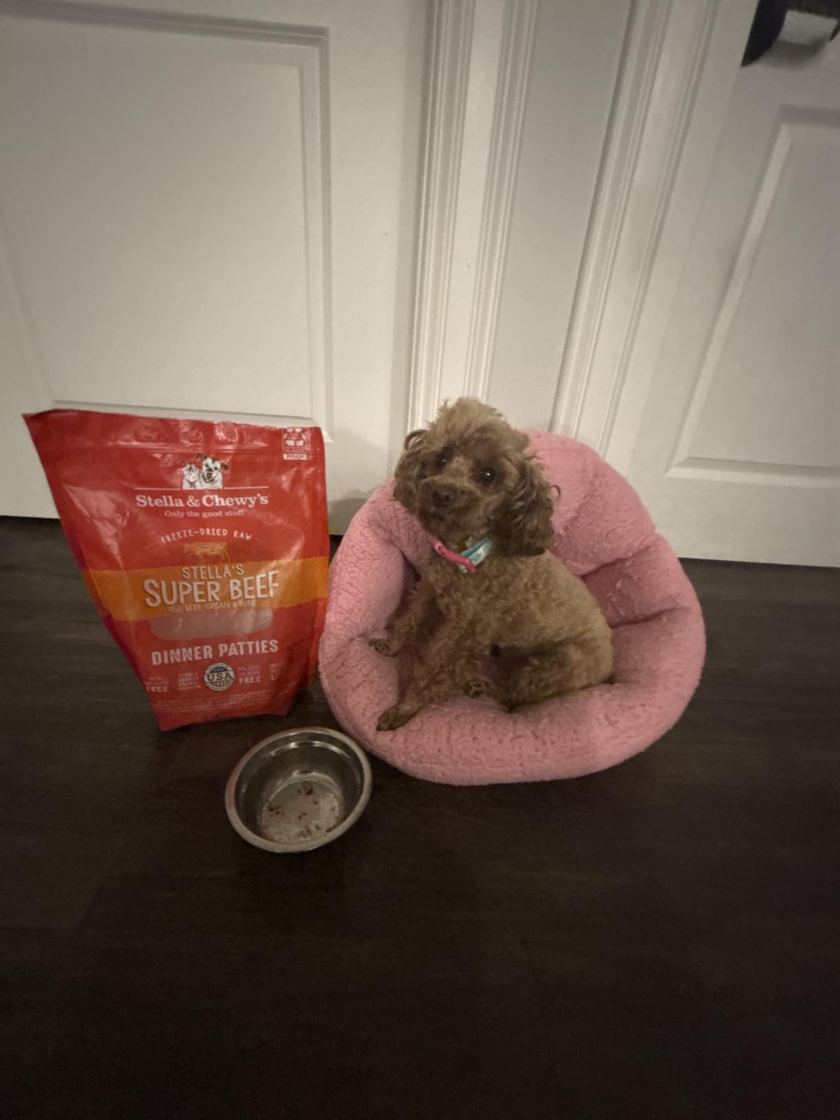 Stella & Chewy's Freeze-Dried Raw Dinner Patties - Beef Recipe - High Protein Grain-Free Puppy & Dog Food - Perfect For Picky Eaters - 25 oz customer photo 1