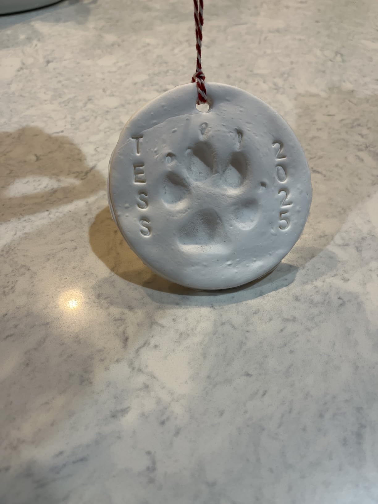 Ultimate Pawprint Keepsake Kit (Makes 2) - Paw Print Christmas Ornament with Bonus Personalization Tool & Display Stands, For Dogs, Cats & Pets customer photo 2