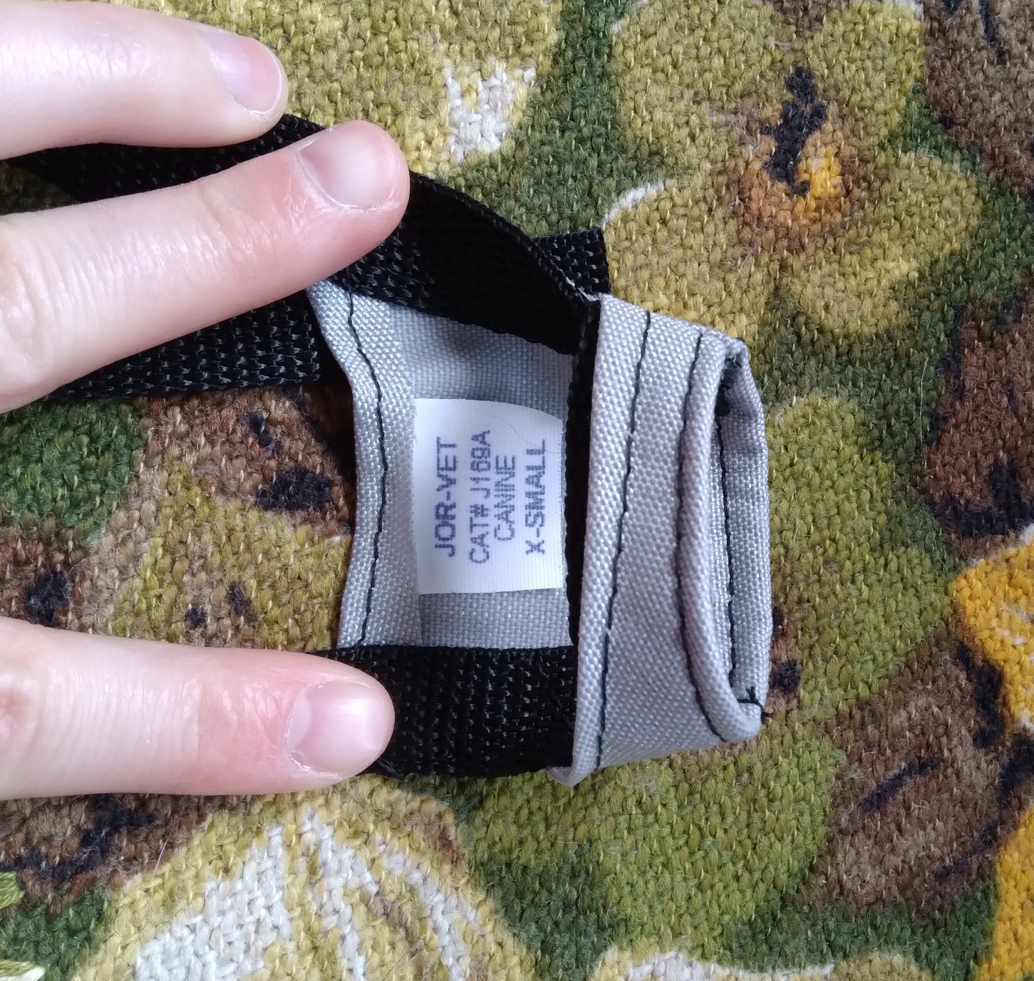 JorVet Soft Dog Muzzle | Adjustable, Breathable Nylon for Preventing Biting | Comfortable & Secure Fit for XX-Small Dogs - Perfect for Everyday Walks, Vets & Grooming | Blue customer photo 2