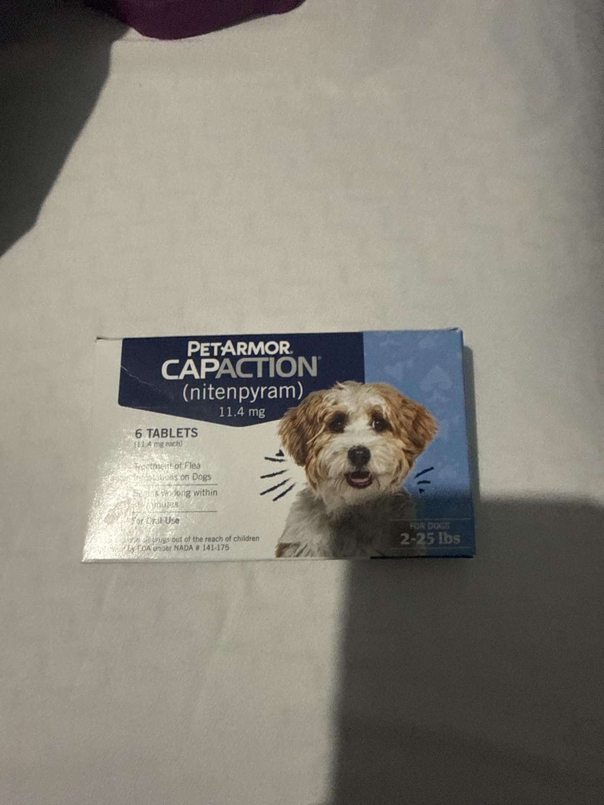 PetArmor CAPACTION (nitenpyram) Oral Flea Treatment for Dogs, Fast Acting Tablets Start Killing Fleas in 30 Minutes, Dogs Over 25 lbs, 6 Doses customer photo 2