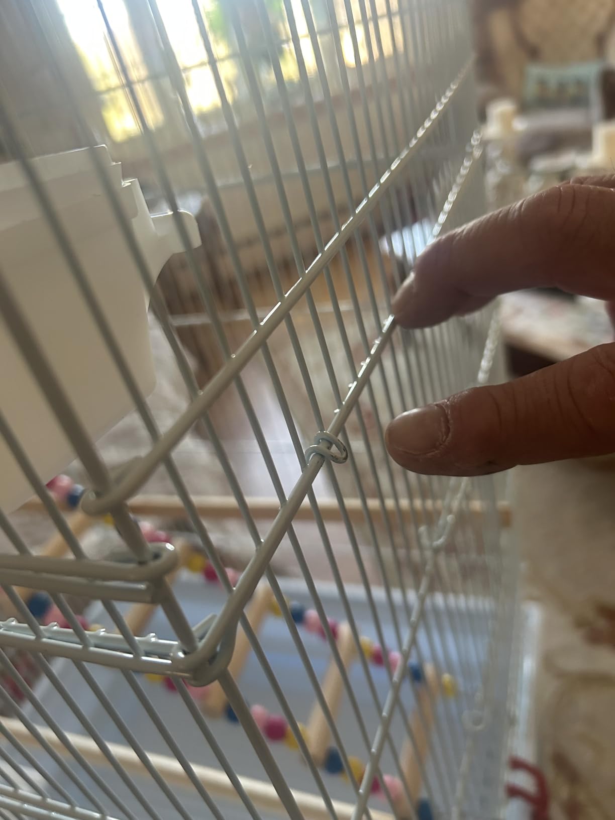 Yaheetech Bird Cage 64'' Medium Small Parrot Parakeet Bird Cages with Detachable Rolling Stand for Parrot Lovebirds Finches Parakeets Budgie Parrotlet Conures, Pet Flight Birdcage customer photo 1