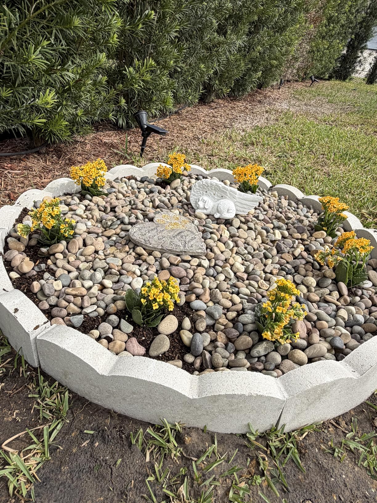iHeartDogs Dog Memorial Gifts - Forever My Guardian Angel Garden Solar Light - Pet Memorial Stone customer photo 2