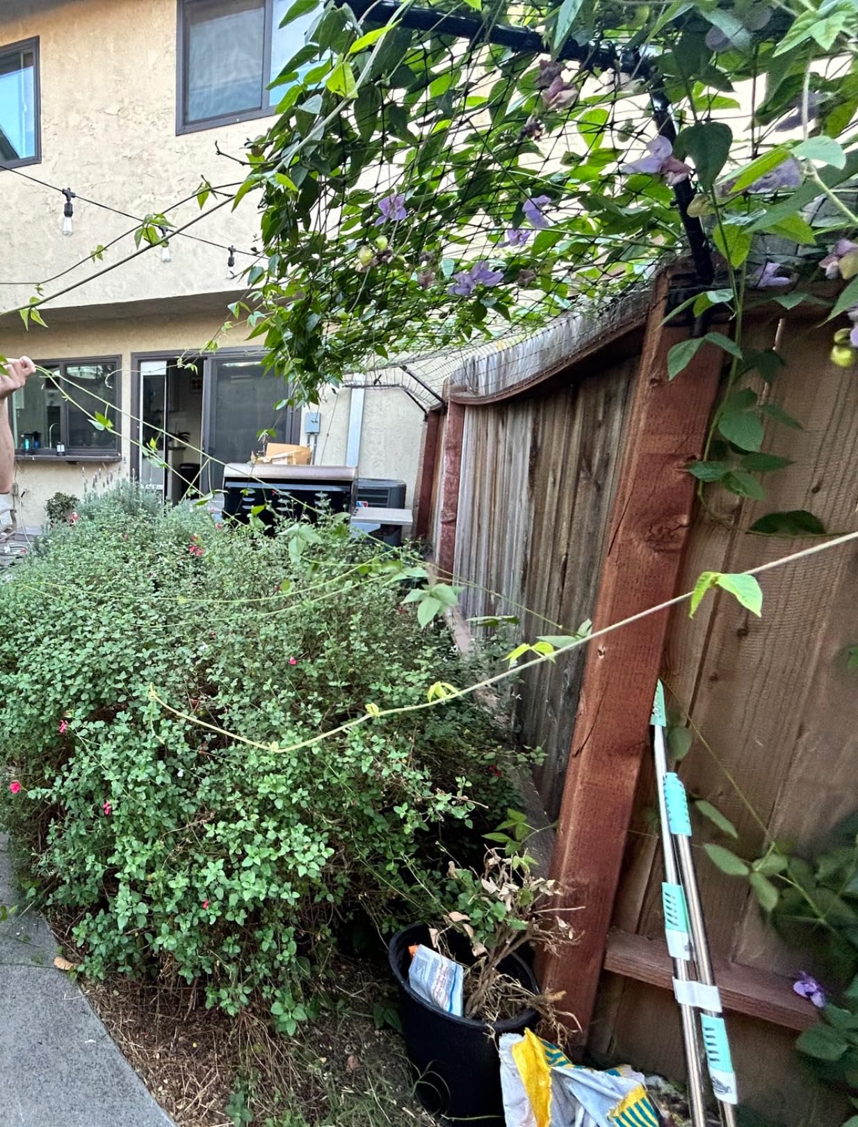 PURR...FECT Fence Conversion System for Cats - Cat-Proof Steel Toppers for Existing Outdoor Fencing, Containment Barrier For Wood, Chain Link, Metal, Brick, & Vinyl Fences 5' Tall or Higher, 50 Foot Kit customer photo 1