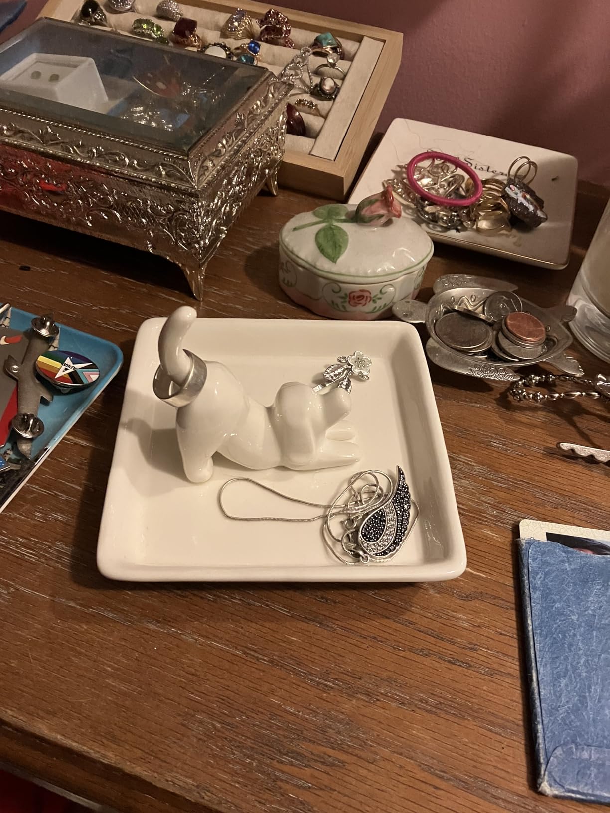 PUDDING CABIN Dog Mom Gifts for Women, Dog Ring Holder Dish Jewelry Holder, Dogs Lover Gift for Women customer photo 1