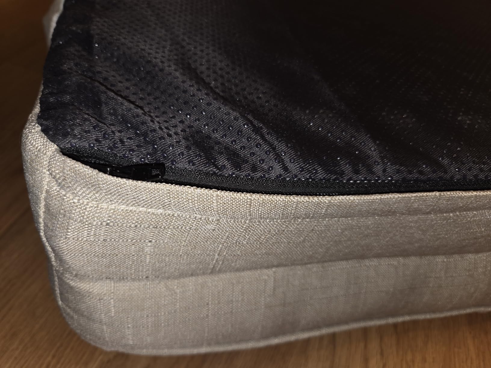 EHEYCIGA XXL Dog Bed Memory Foam, Orthopedic Giant Dog Bed Jumbo with Washable Removable Cover, Waterproof Pet Sofa Couch with Nonskid Bottom, 48x35x7.5, Grey customer photo 2