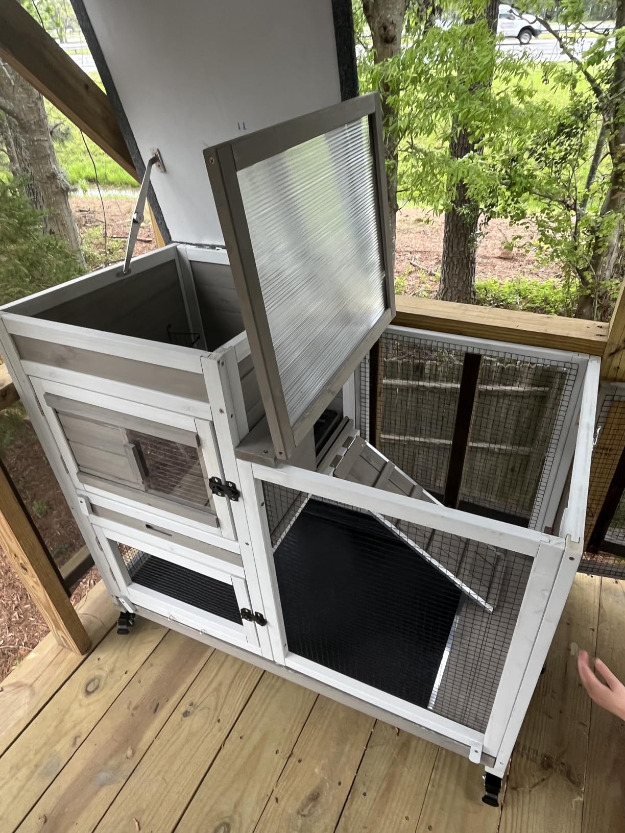 PetsCosset Rabbit Hutch Indoor 40