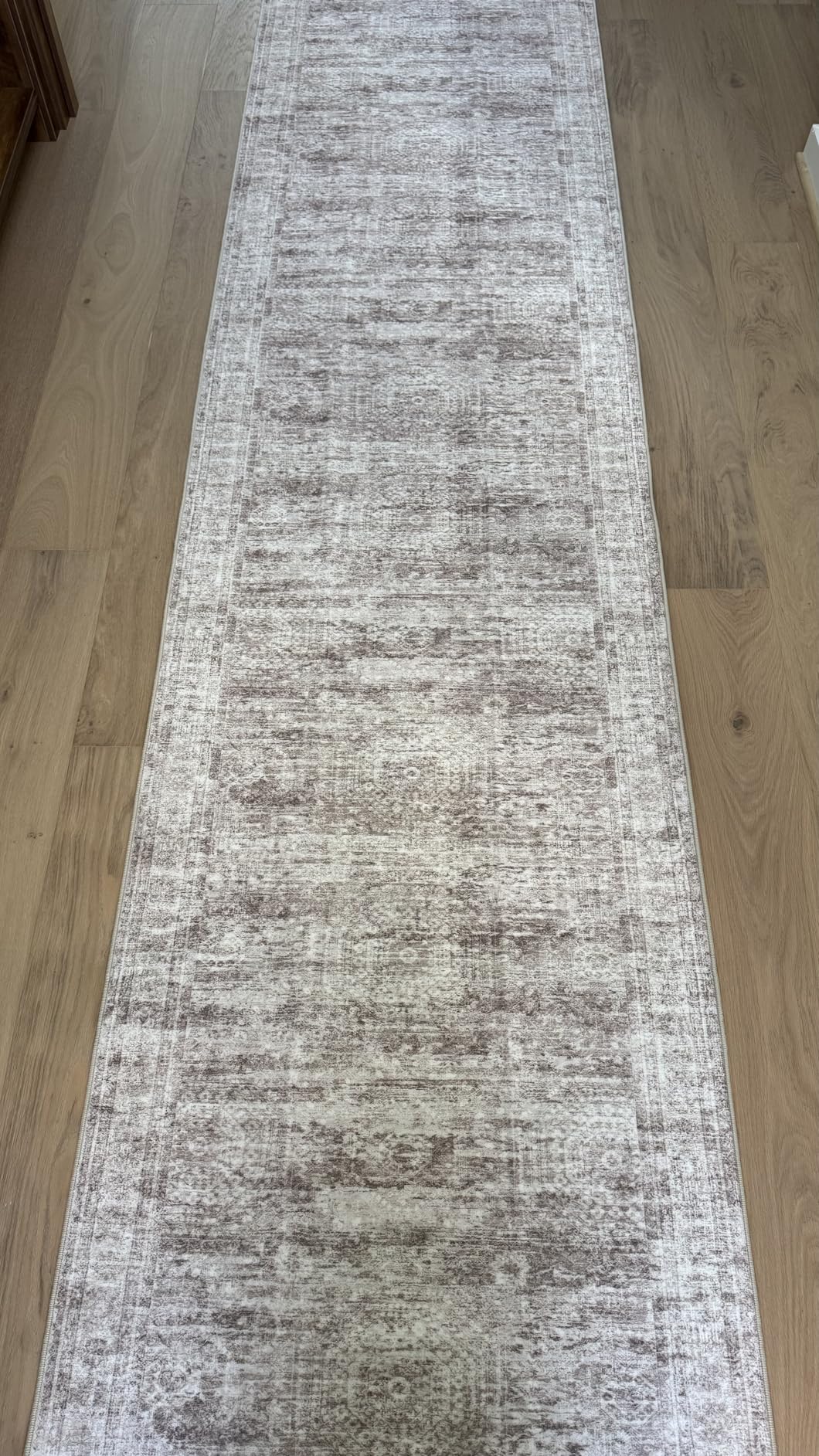 Soalmost Washable Area Rug 8x10, Large Soft Rugs for Living Room Vintage Beige Carpet 8x10 Area Rugs for Bedroom Dining Room Non-Slip Stain Resistant Under Table Rug customer photo 1