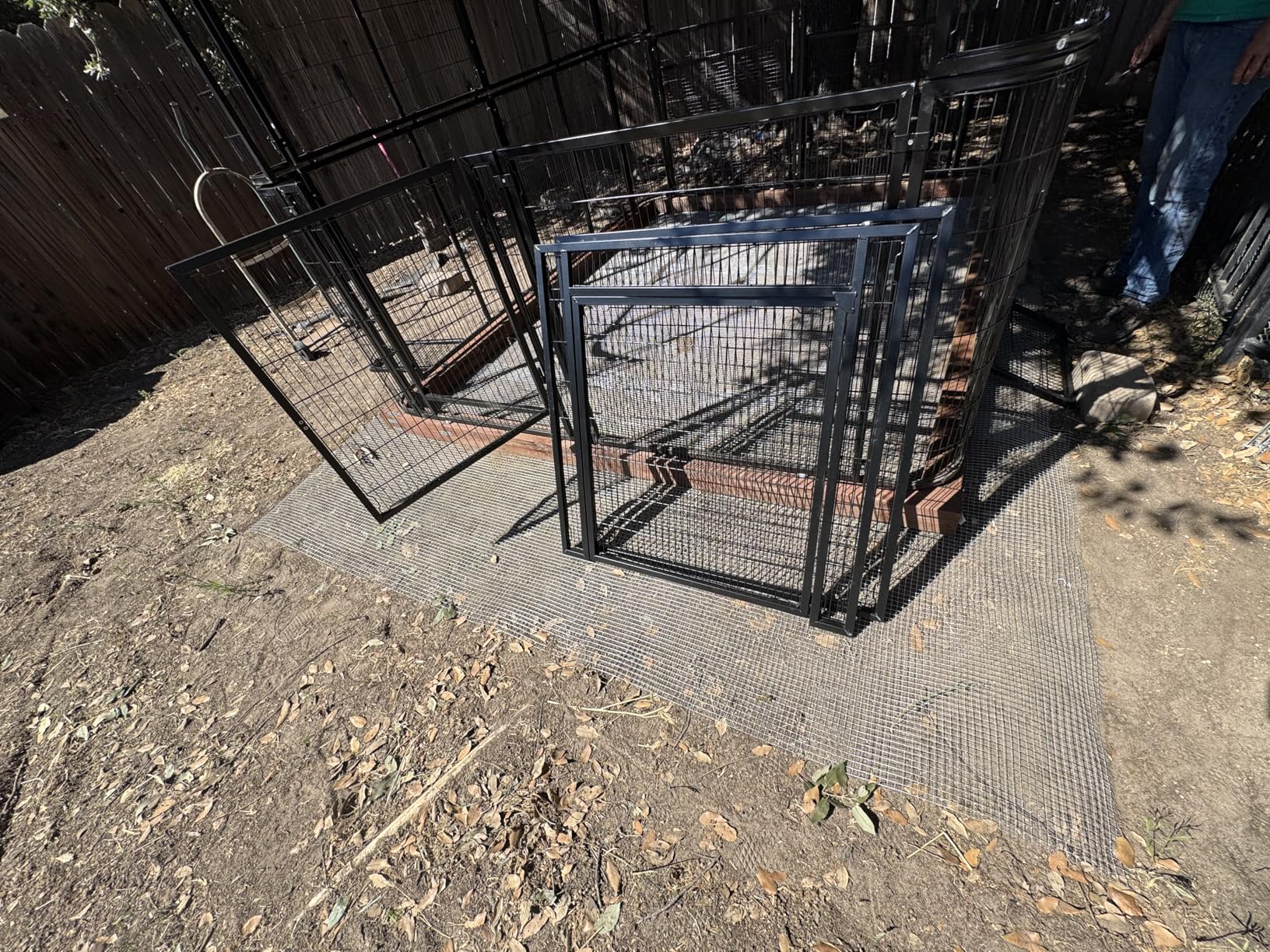 87-Inch Heavy Duty Walk-in Bird Cage - Large Outdoor Aviary Metal Birdcage with Stand, 7.22x5.25x6.8ft Flight Space for Macaw, Budgie, Conure, Lovebird, Parakeet, Cockatiel customer photo 2