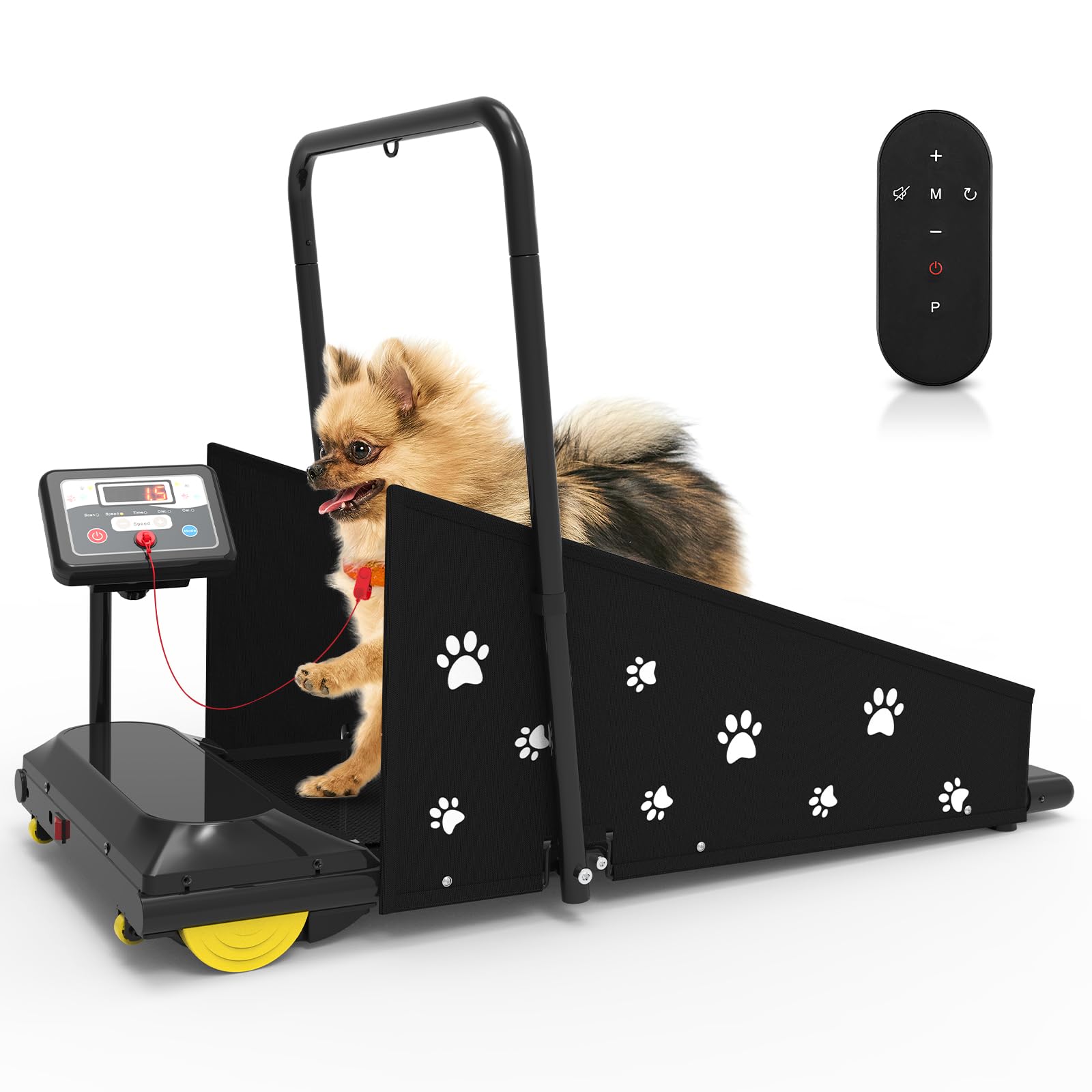REDLIRO Dog Treadmill - Pet Indoor Treadmill for Medium/Small - Weight Capacity 265 lbs - Dog Fitness Running Machine with Remote Control & Display Screen customer photo 1