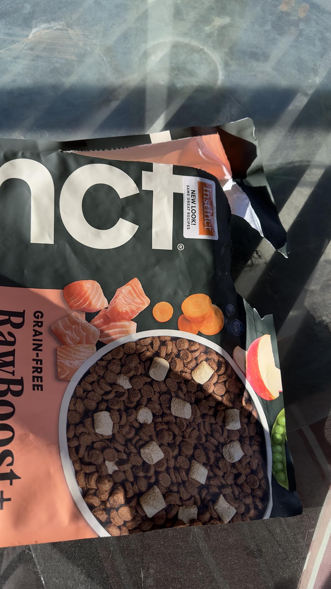 Instinct RawBoost, Dry Dog Food + Freeze Dried, Real Salmon, 3.5 lb. Bag | High-protein kibble with FreshDried raw bites, wild-caught salmon, grain-free recipe customer photo 1