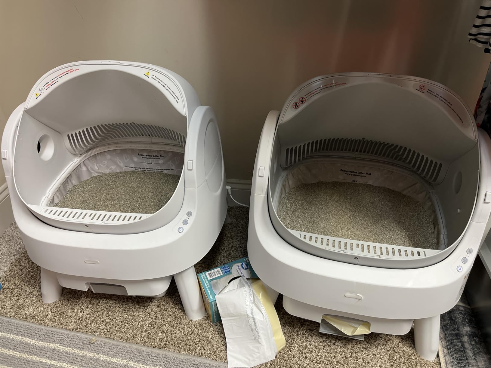 Self Cleaning Cat Litter Box, Automatic Litter Box for Multiple Cats, Integrated Safety Protection with Open-Top Design customer photo 2