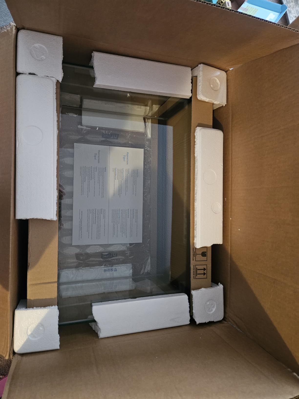 SubstrateSource 20 Gallon Glass Aquarium - 24 x 12.5 x 17.25 in - Large Clear Rectangular Rimmed Freshwater/Saltwater Fish Tank for Betta, Goldfish, Guppy, Shrimp for Home or Office Aquascaping customer photo 2
