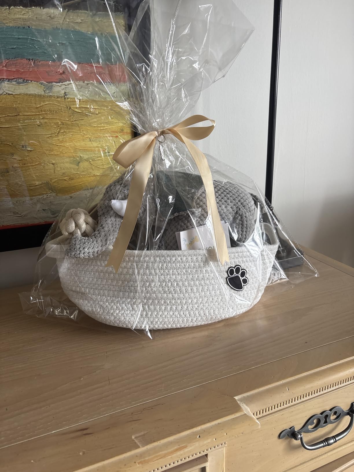 Dog Gift Basket - Puppy Starter Kit, Welcome New Puppy Gift Basket with Interactive Toys Bundle, Perfect Dog Birthday Set with Chew Toys, Pet Essentials for New Owners customer photo 1