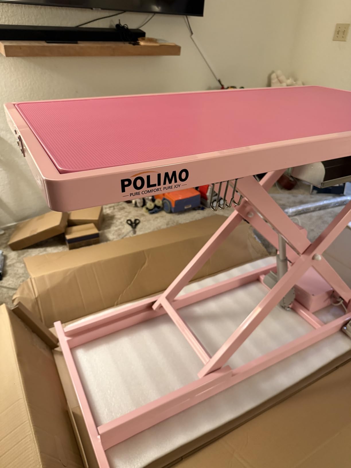 POLIMO LED Professional Electric Dog Grooming Table - 50