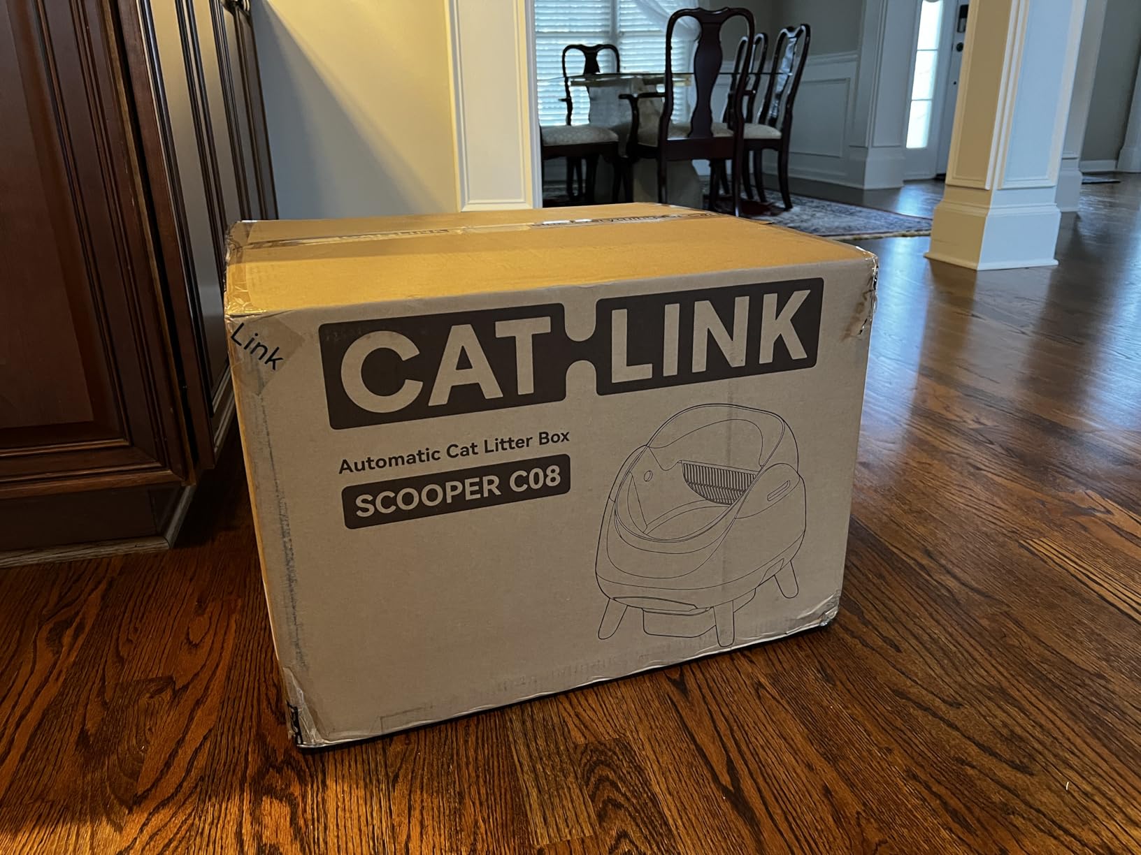 CATLINK Self Cleaning Cat Litter Box Open-X, 5G & 2.4G WiFi, Safe Anti-Pinch Automatic Litter Box Open Top, AI Waste Analysis Health Monitor, App, Odor Free - Grey/Large (Single-Cat Household) customer photo 2
