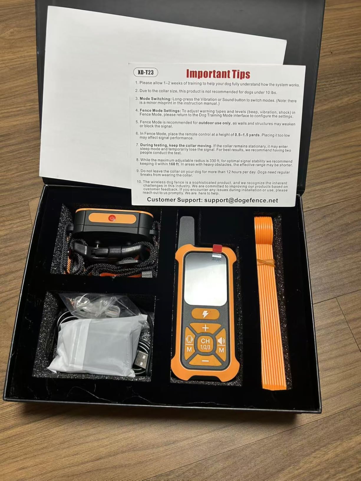 3-in-1 Wireless Dog Fence System: Ultra-Precise +/-1Ft, Electric Shock Fence Featuring Indoor Barrier & Remote Training, IPX7 Waterproof Collar, 3 Correction Modes, 15+ lbs Dogs customer photo 1