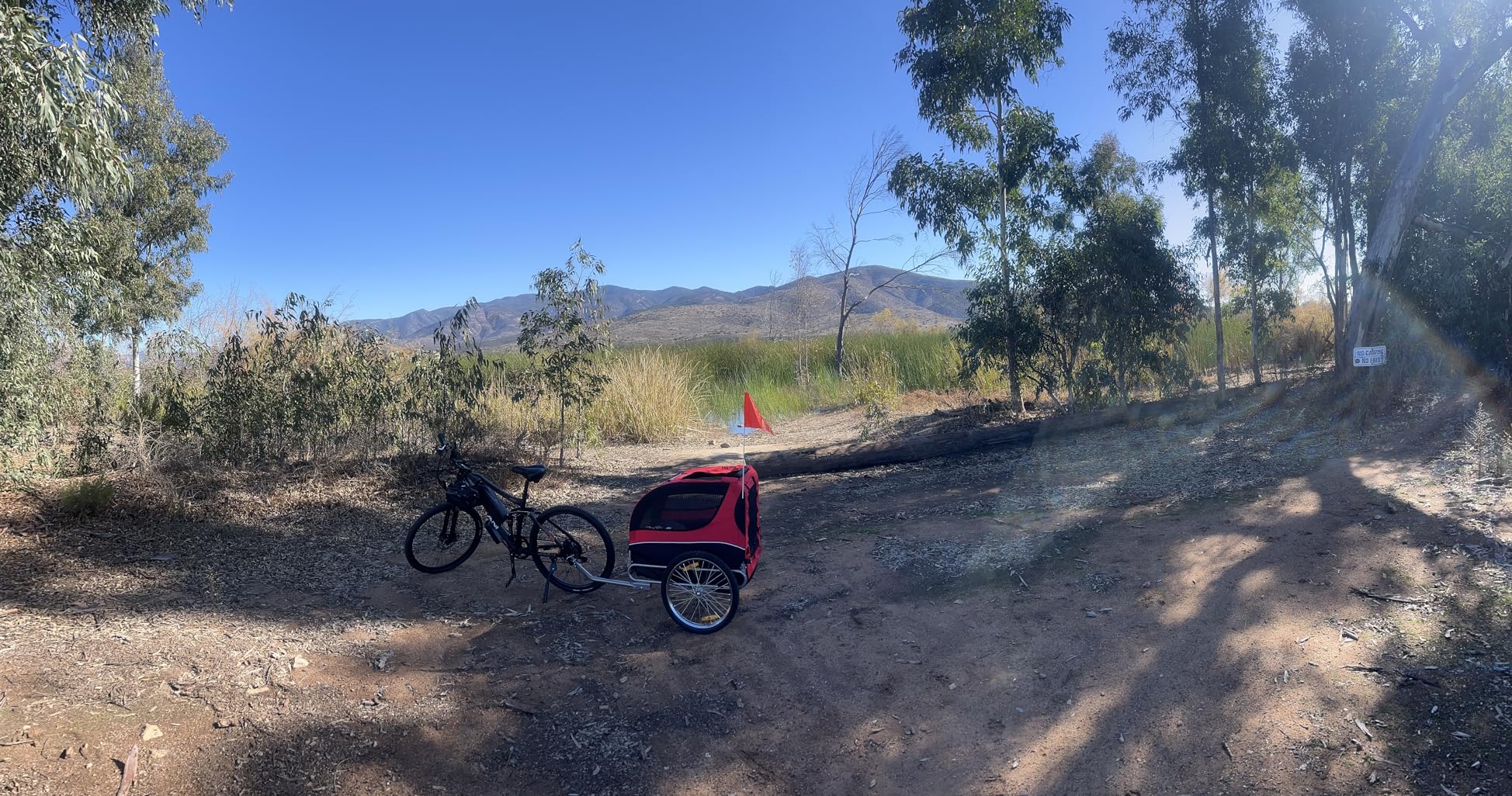 Dog Bike Trailer - HAPPAWS Dog Trailer for Bicycle, Cargo Cycle Trailers Wagon Cart Pet Bike Carrier w/ 3 Doors, Aluminum Wheels, Safety Flag, Easy to Connect&Disconnect, Collapsible to Store customer photo 2
