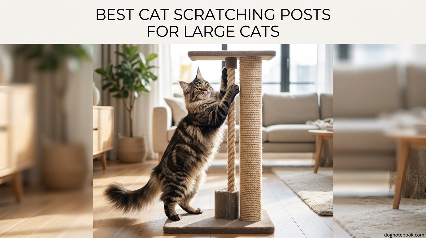 Best Cat Scratching Posts for Large Cats