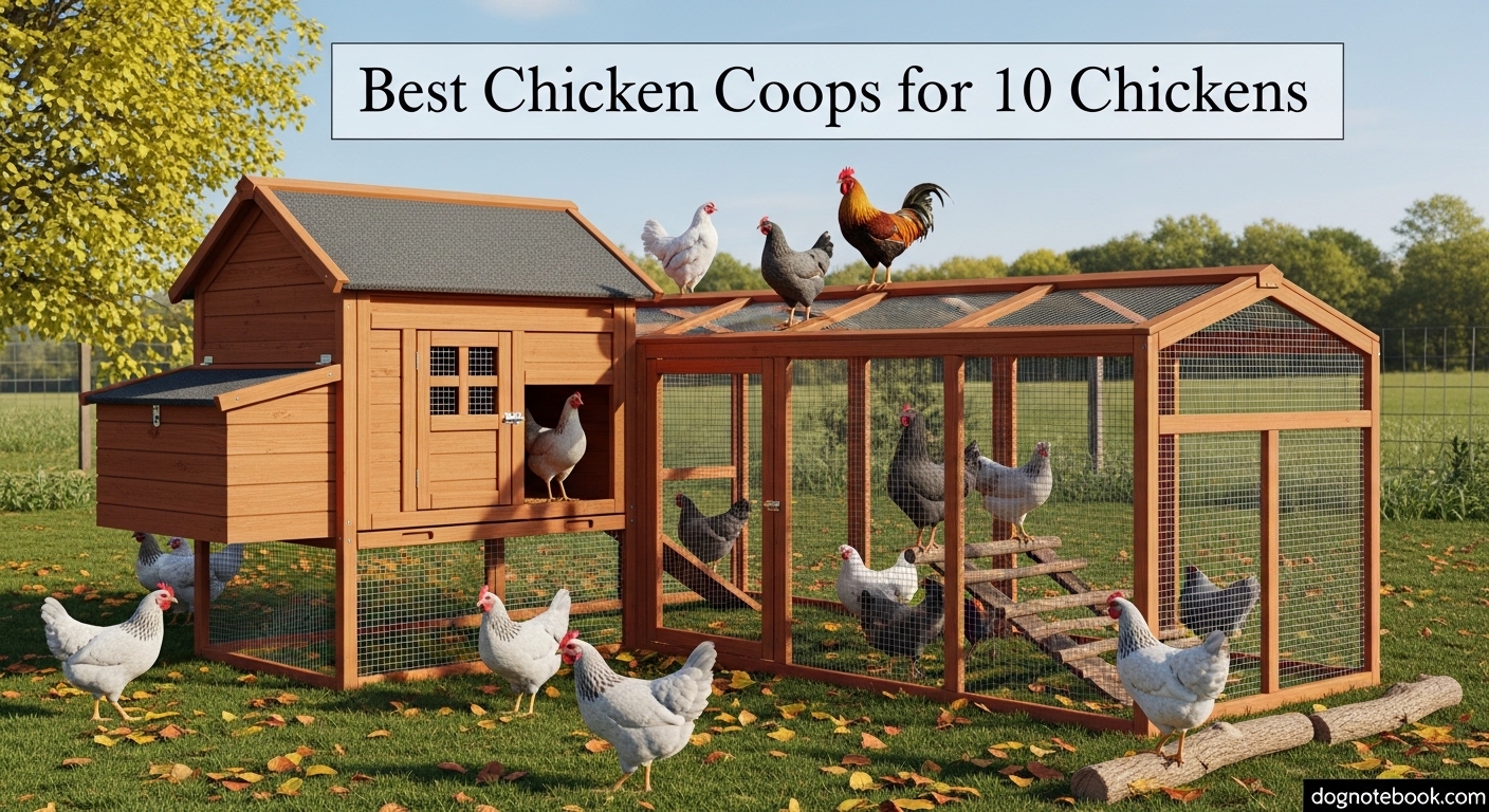 Best Chicken Coops for 10 Chickens