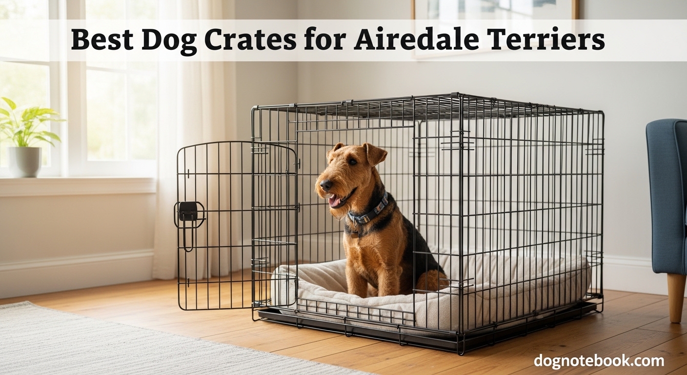 Best Dog Crates for Airedale Terriers