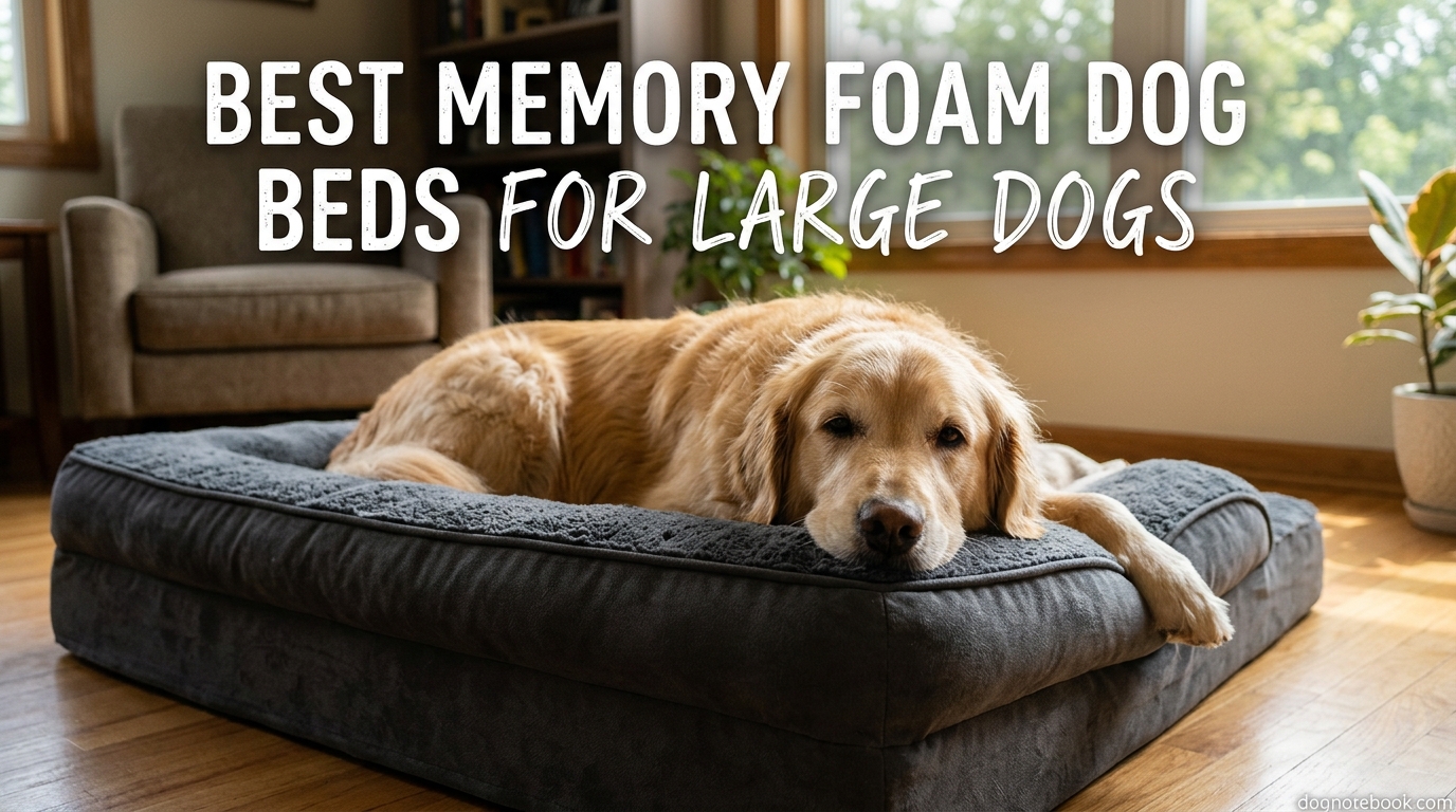Best Memory Foam Dog Beds for Large Dogs