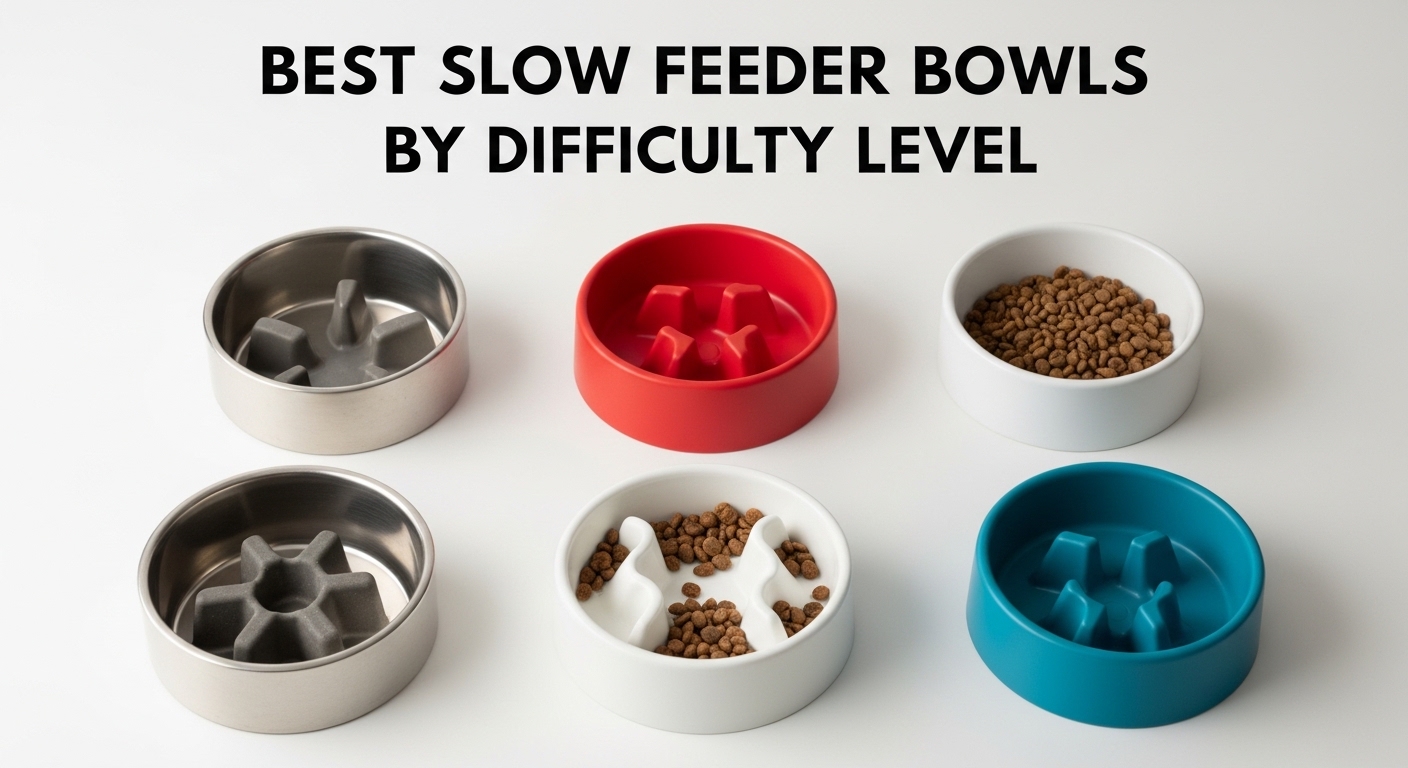Best Slow Feeder Bowls by Difficulty Level