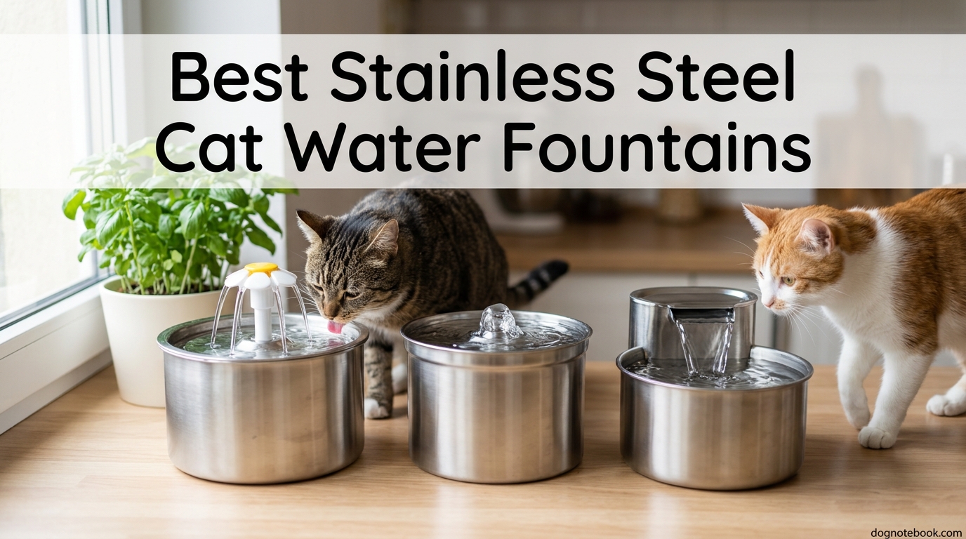 Best Stainless Steel Cat Water Fountains