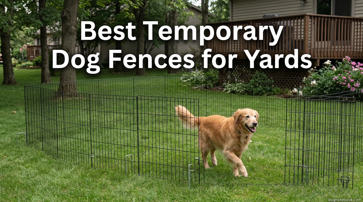 Best Temporary Dog Fences for Yards