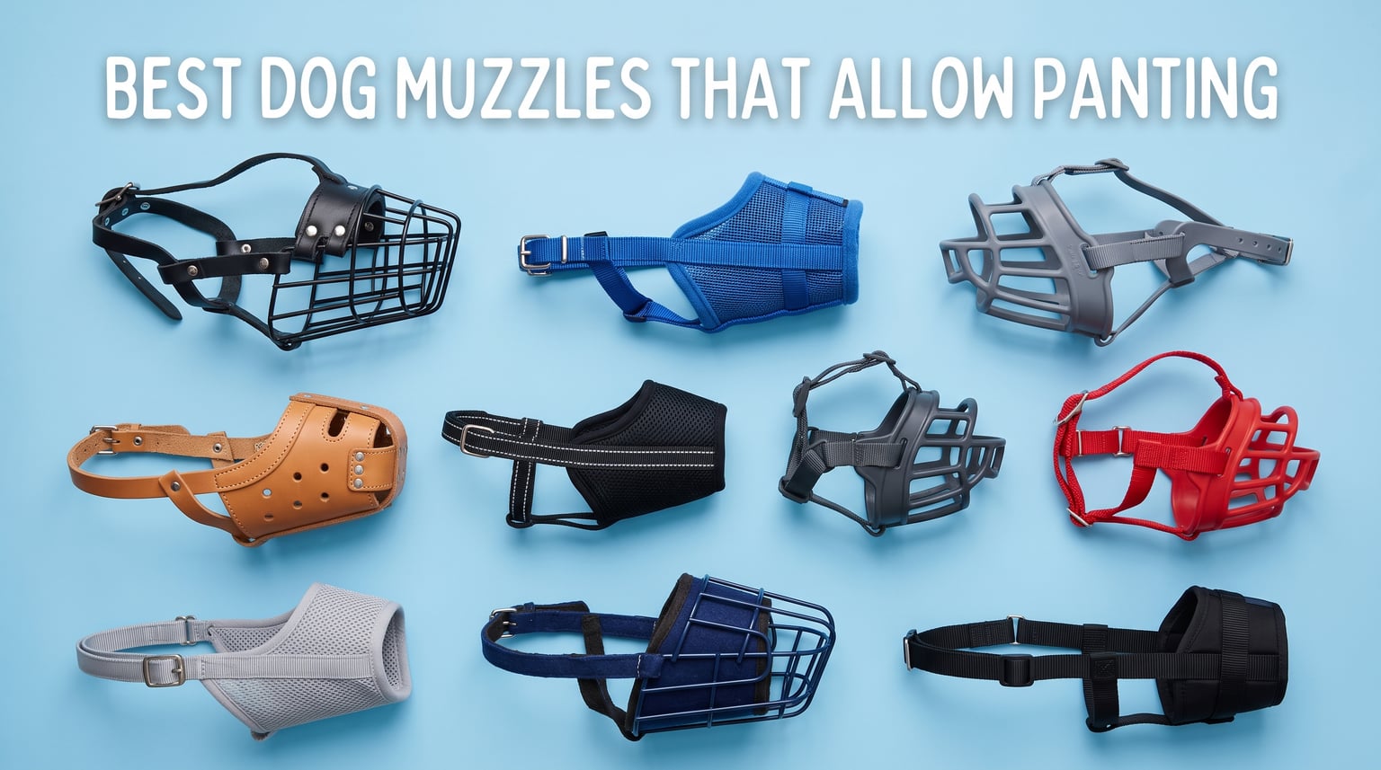 best dog muzzles that allow panting