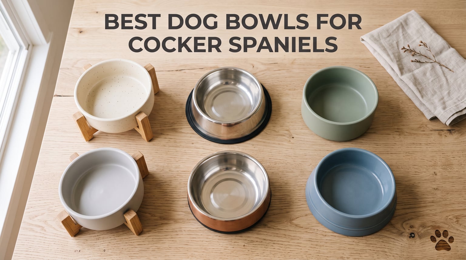 best dog bowls for cocker spaniels