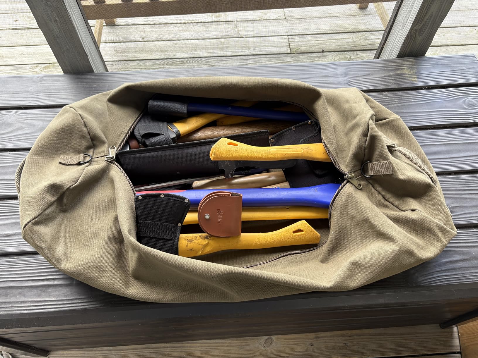 STANSPORT - Deluxe Duffel Bag With Zipper For Gym, Travel, & Storage customer photo 2