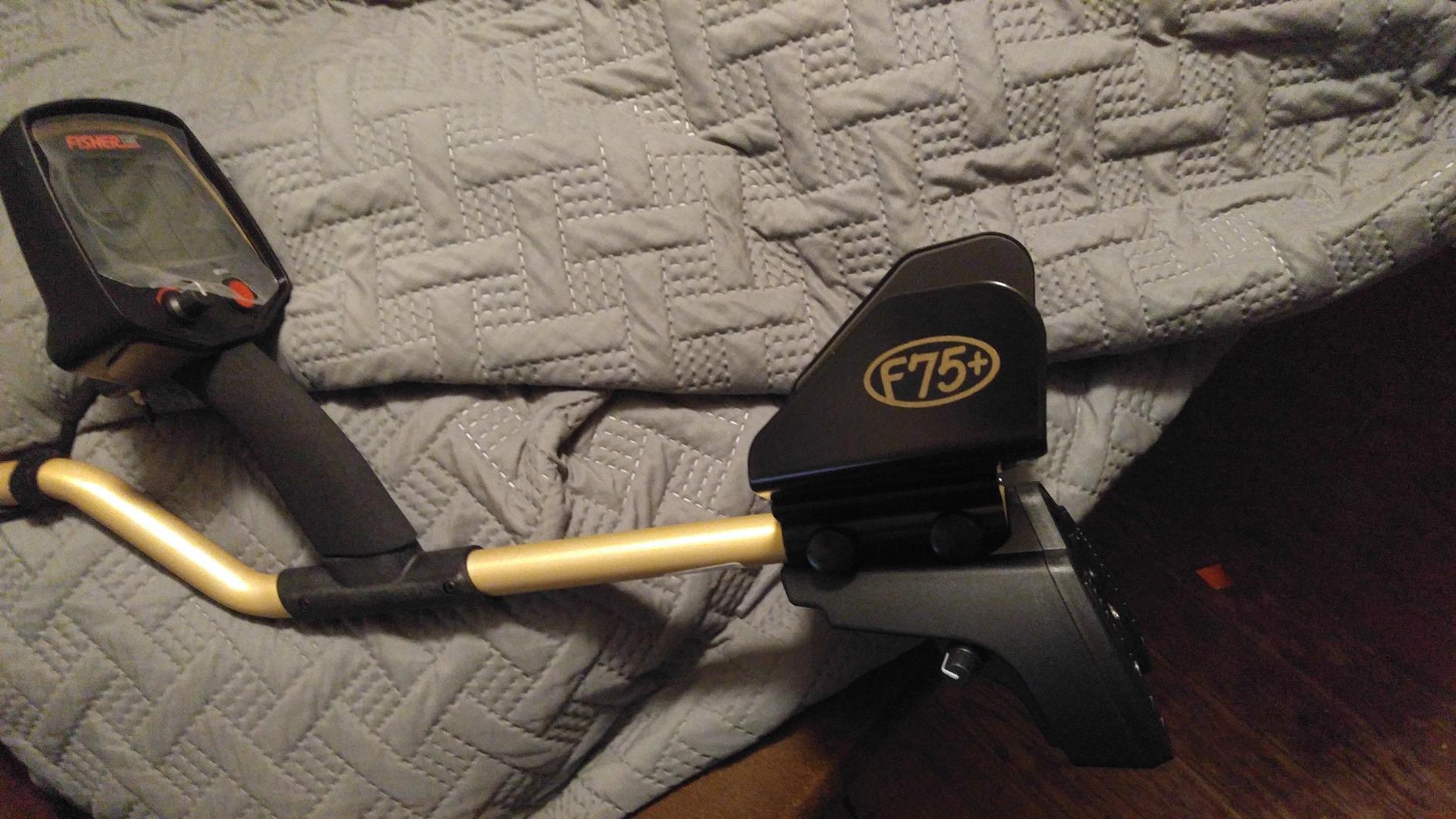 Fisher F75 Multi-Purpose Metal Detector customer photo 2