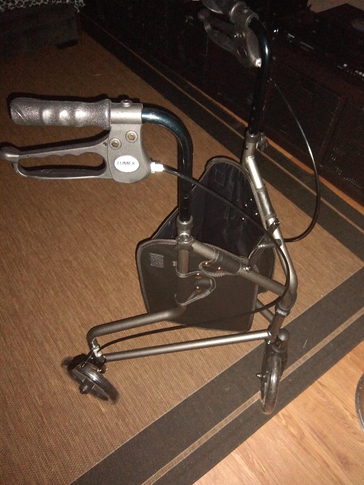 Lumex 3 Wheel Cruiser - Lightweight & Narrow Three Wheel Walkers for Seniors & Tight Spaces customer photo 1