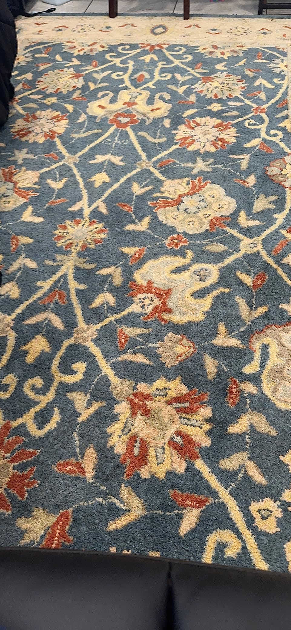 SAFAVIEH Antiquity Collection 5' x 8' Sage AT21D Handmade Traditional Oriental Premium Wool Area Rug customer photo 2
