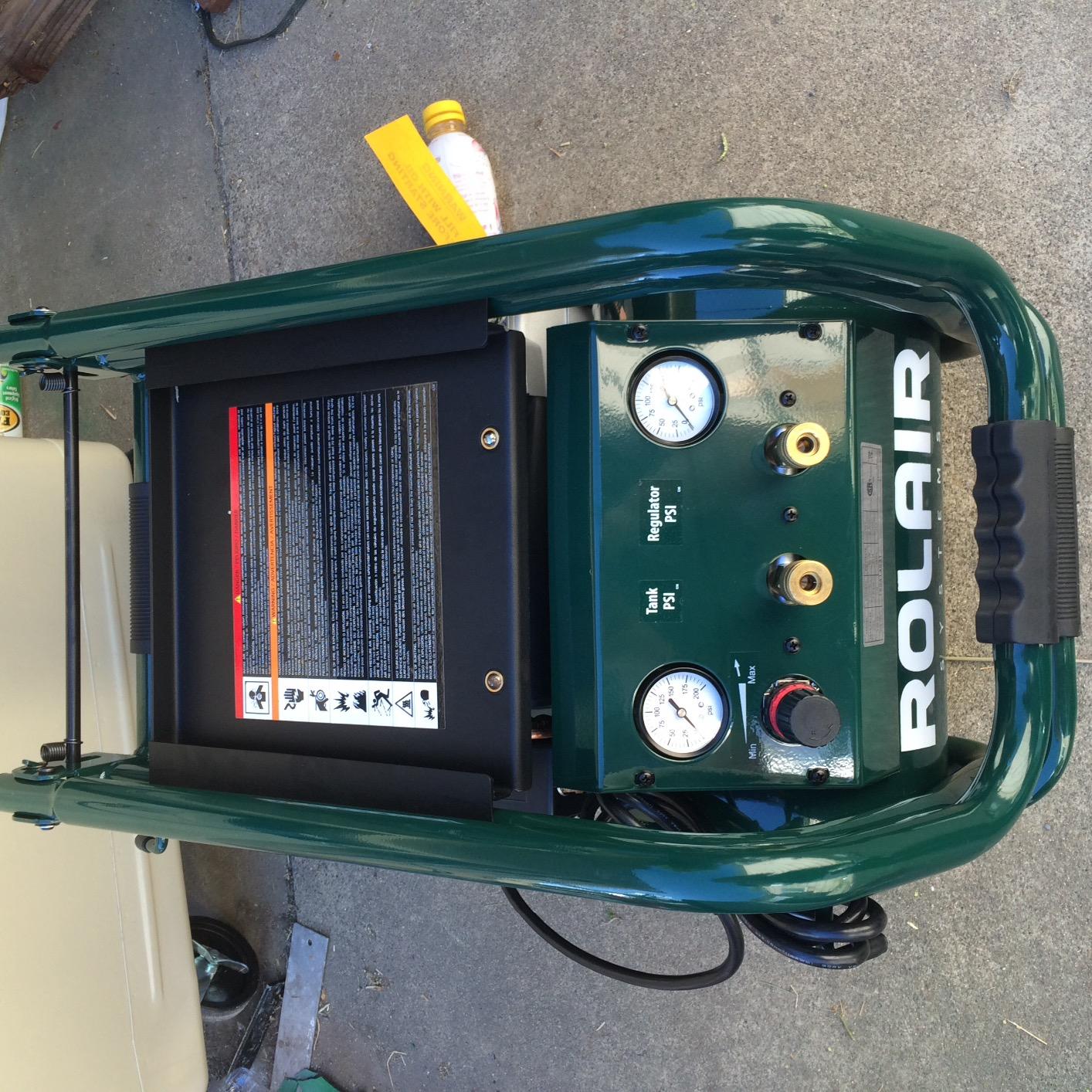 Rolair Air Compressor,2.5 HP,115V,130 psi (VT25BIG) customer photo 2