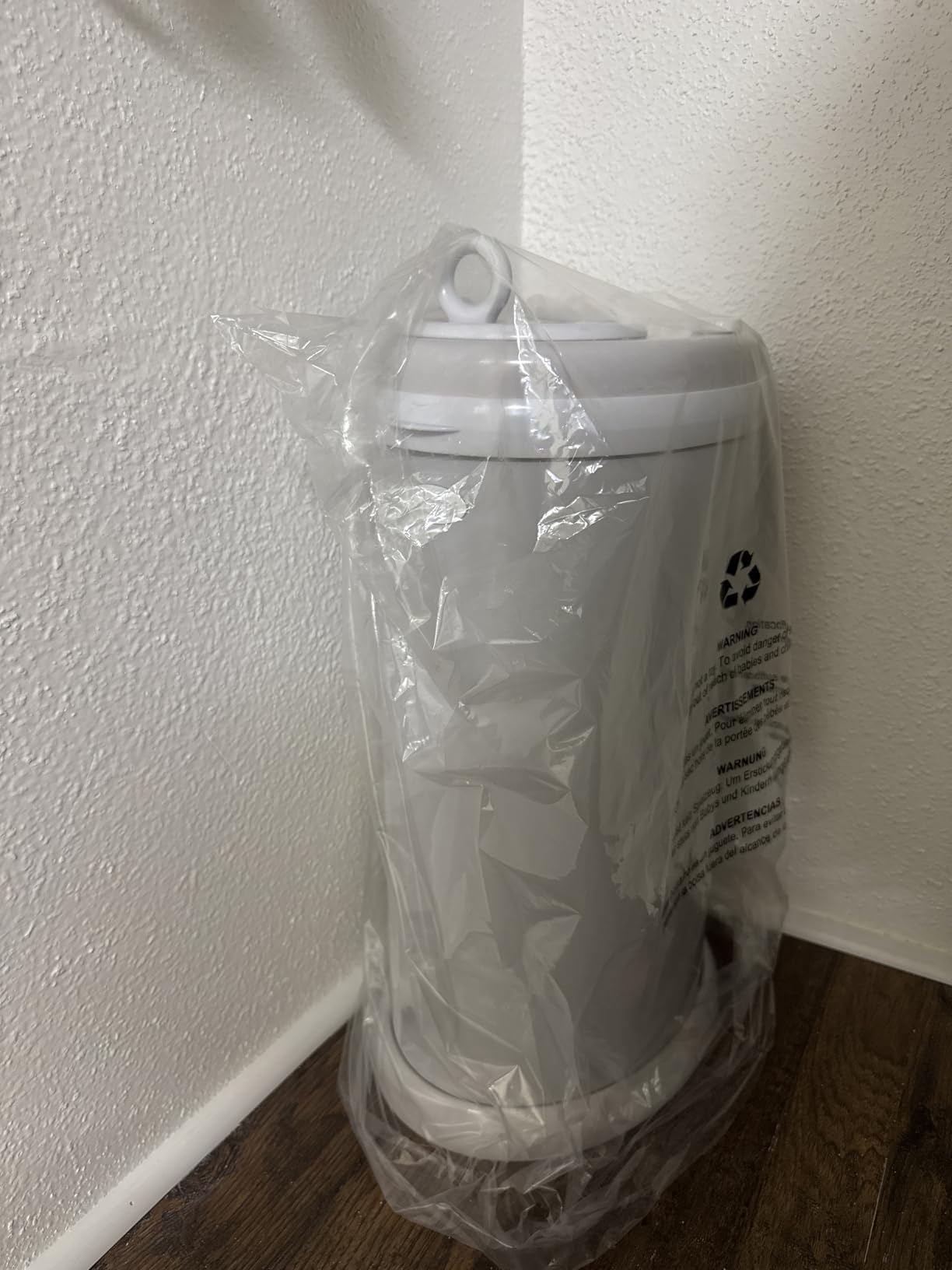 Ubbi Stainless Steel Diaper Pail, No Special Bags, Odor-Locking, Gray | Award-Winning Registry Must-Have, Childproof Safety Lid with Lock, Holds Up To 55 Newborn Diapers, Modern Nursery Essential customer photo 1