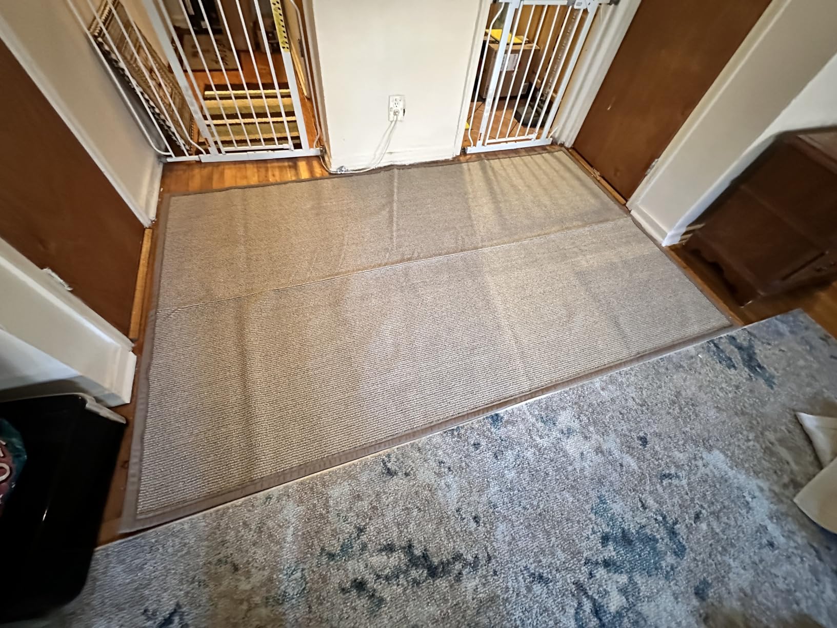 iCustomRug Synthetic Sisal Area Rug, Softer Than Natural Sisal Rug, Stain Resistant & Easy to Clean in Beige 4ft x 6ft customer photo 2