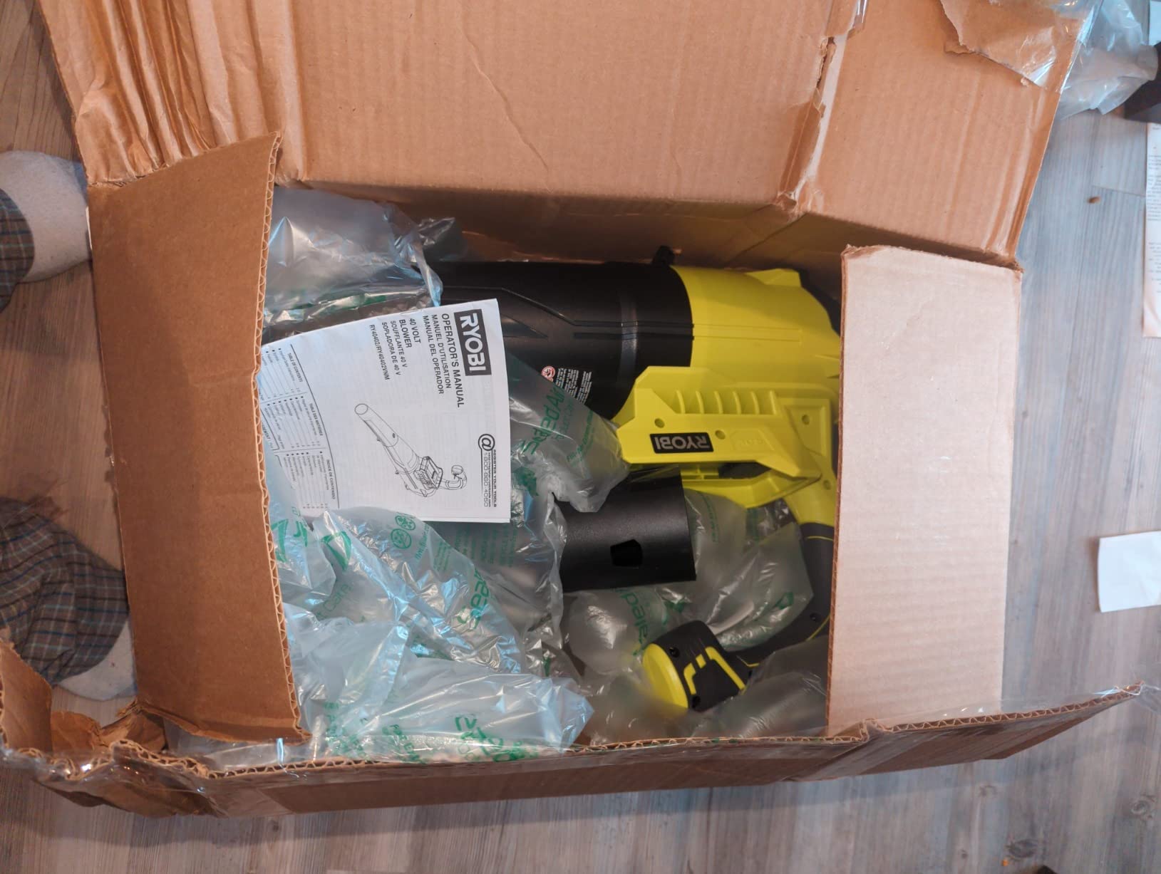 RY40402A 155 mph 300 CFM 40-Volt Lithium-ion Cordless Jet Fan Blower (TOOL ONLY- Battery and Charger NOT included) customer photo 2