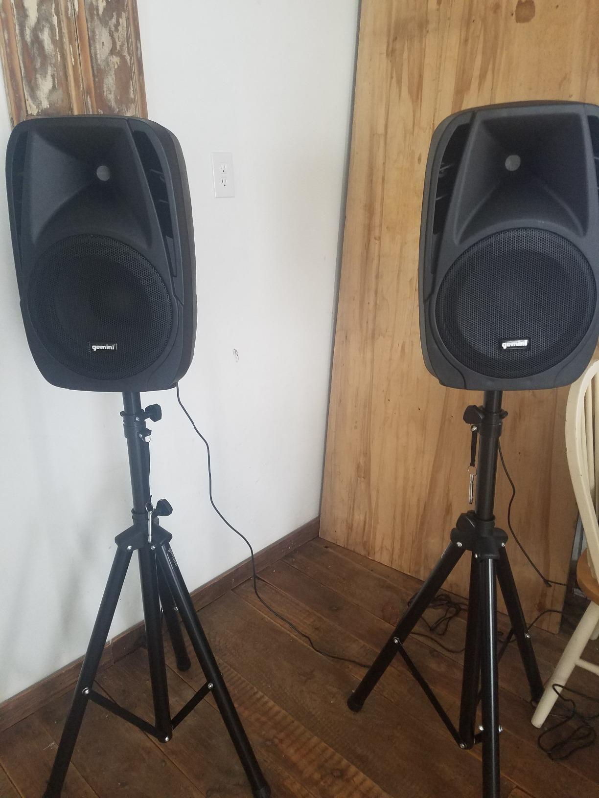 Gemini Portable PA System, Dual 10